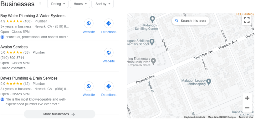 Google Local Search Results - What You Need to Know 2 maplist